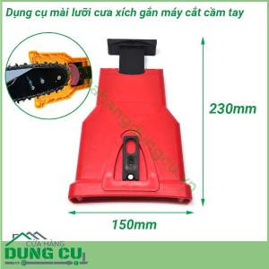 Dụng cụ mài lưỡi cưa xích gắn máy cắt cầm tay